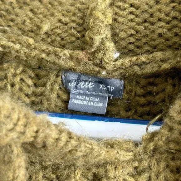 Aerie Knit Pullover with hood XS - Picture 3 of 4